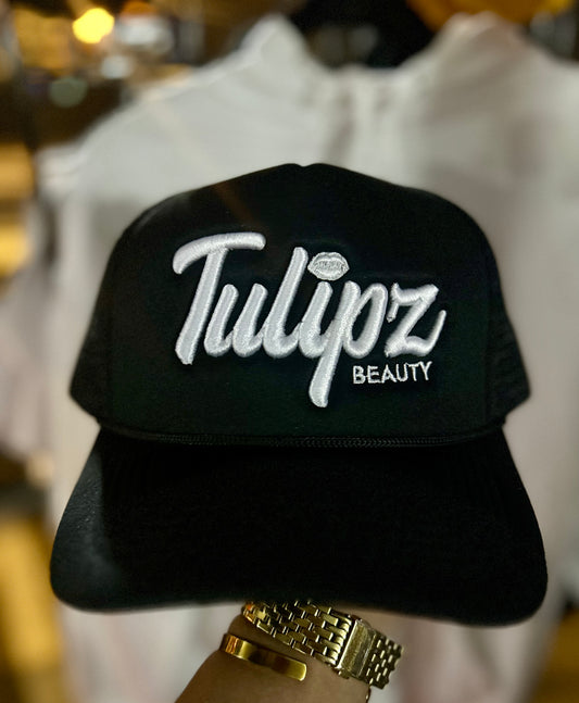 Truck On Hat! (Black) Adjustable Trucker Cap | Tulipz Beauty